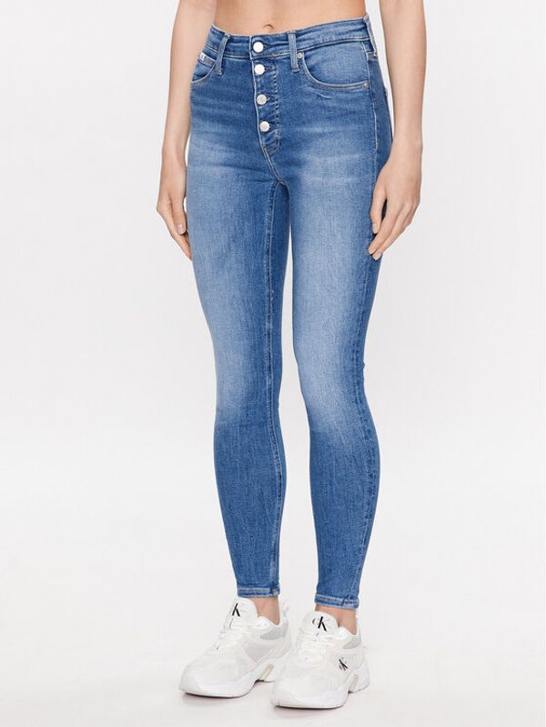 Calvin Klein Jeans Calvin Klein Jeans Traperice J20J221252 Plava Skinny Fit
