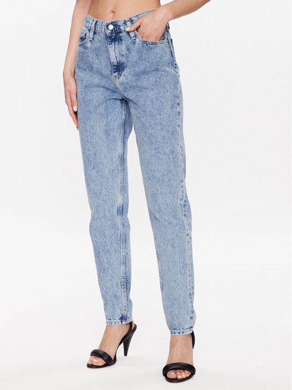 Calvin Klein Jeans Calvin Klein Jeans Traperice J20J221443 Plava Mom Fit