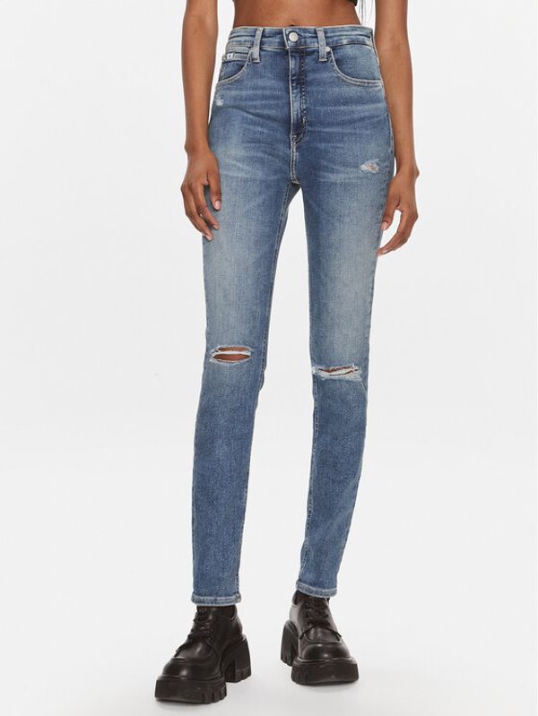 Calvin Klein Jeans Calvin Klein Jeans Traperice J20J222143 Plava Skinny Fit