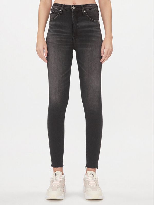 Calvin Klein Jeans Calvin Klein Jeans Traperice J20J222149 Crna Super Skinny Fit