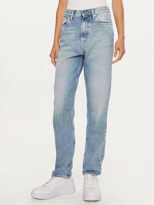 Calvin Klein Jeans Calvin Klein Jeans Traperice J20J224008 Plava Authentic Straight Fit