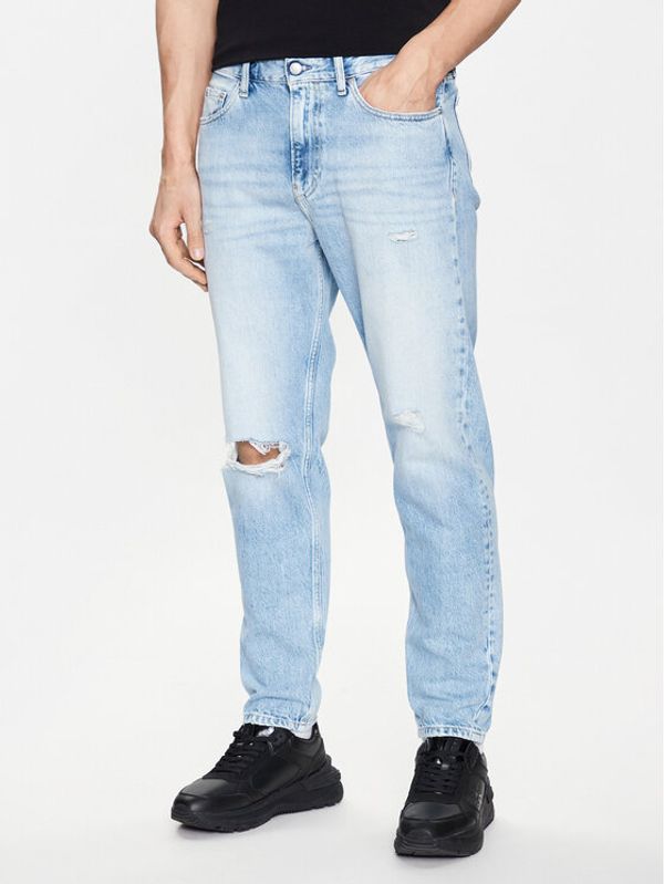 Calvin Klein Jeans Calvin Klein Jeans Traperice J30J322815 Plava Taper Fit