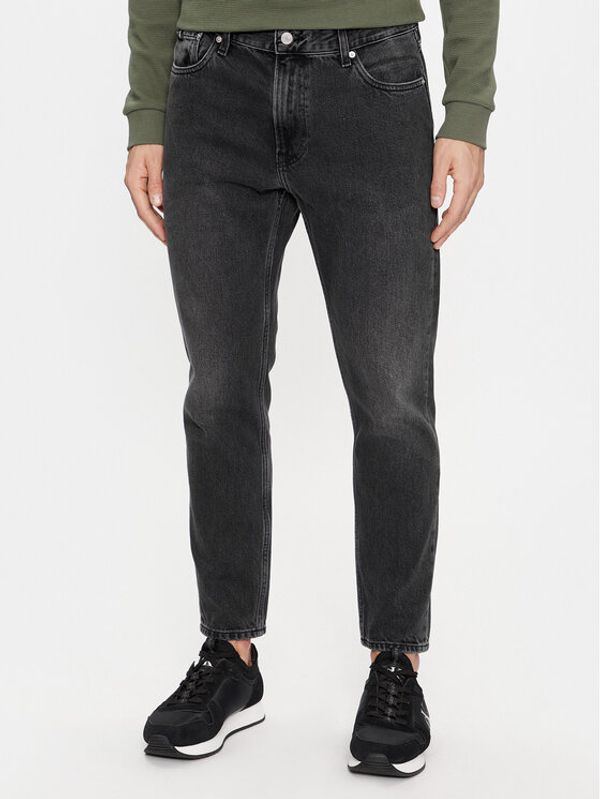 Calvin Klein Jeans Calvin Klein Jeans Traperice J30J323693 Crna Straight Fit