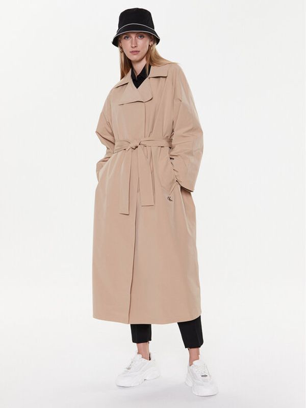 Calvin Klein Jeans Calvin Klein Jeans Trench J20J220337 Bež Oversize