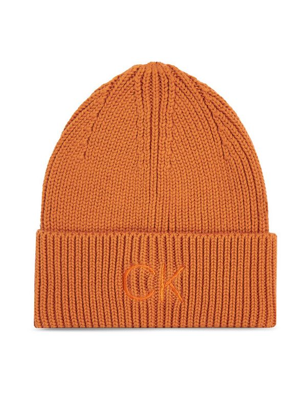 Calvin Klein Calvin Klein Kapa Re-Lock Beanie W/Emb K60K608660 Smeđa