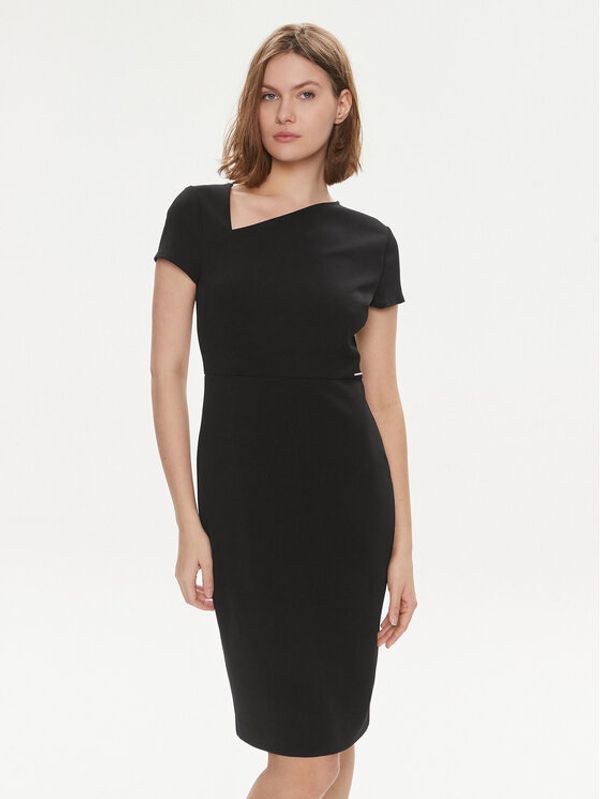 Calvin Klein Calvin Klein Koktel haljina K20K206277 Crna Regular Fit