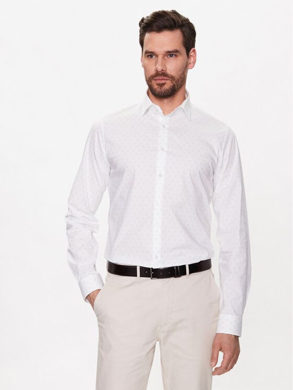 Calvin Klein Calvin Klein Košulja K10K111289 Bijela Slim Fit