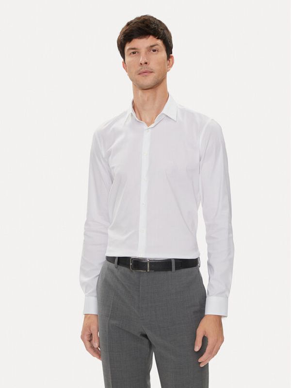 Calvin Klein Calvin Klein Košulja K10K113182 Bijela Slim Fit