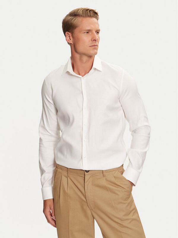 Calvin Klein Calvin Klein Košulja K10K113528 Bijela Slim Fit