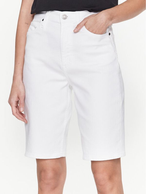 Calvin Klein Calvin Klein Kratke traperice K20K205170 Bijela Regular Fit