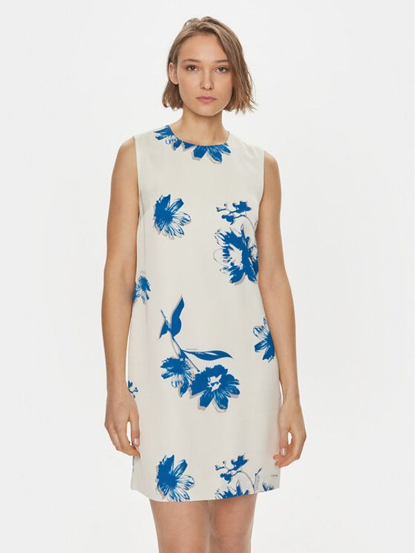 Calvin Klein Calvin Klein Ljetna haljina K20K207038 Bijela Regular Fit