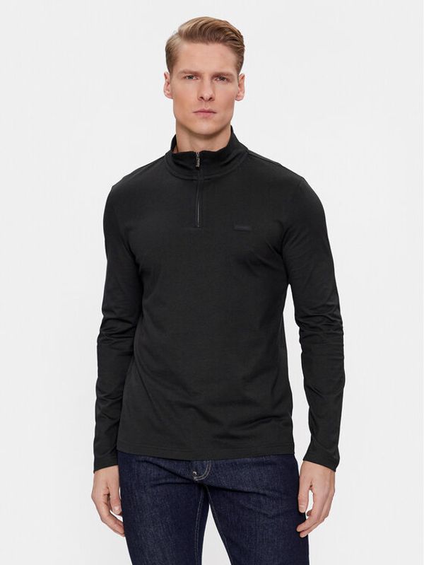 Calvin Klein Calvin Klein Majica dugih rukava K10K111857 Crna Regular Fit