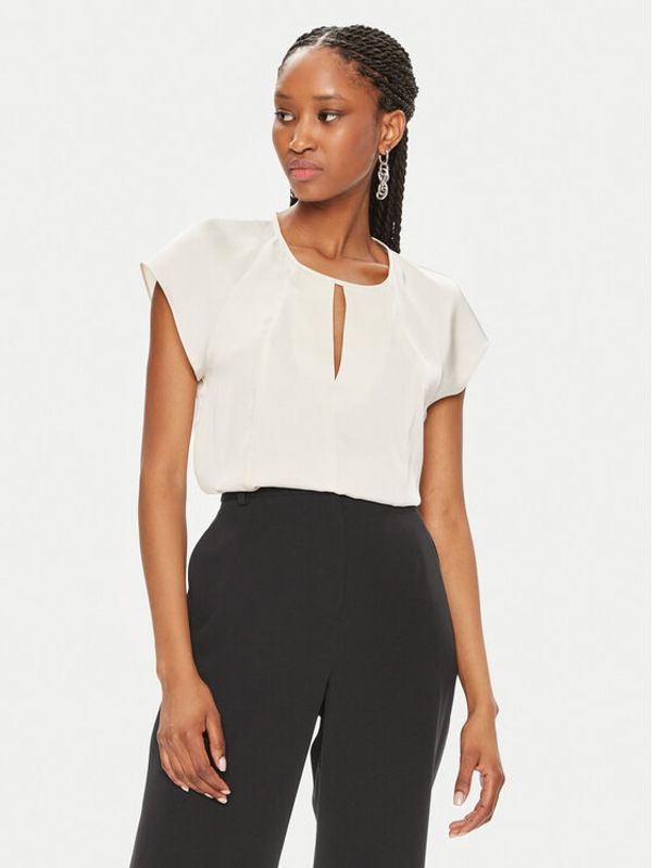 Calvin Klein Calvin Klein Majica K20K207161 Écru Regular Fit