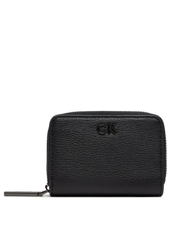 Calvin Klein Calvin Klein Mali ženski novčanik Ck Daily Small Zip Around K60K612177 Crna