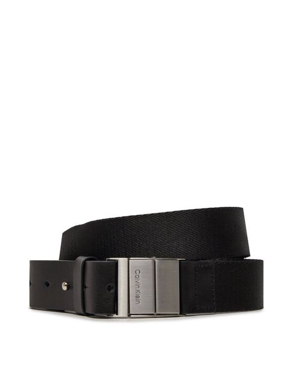 Calvin Klein Calvin Klein Muški remen Iconic Plaque K50K510954 Crna