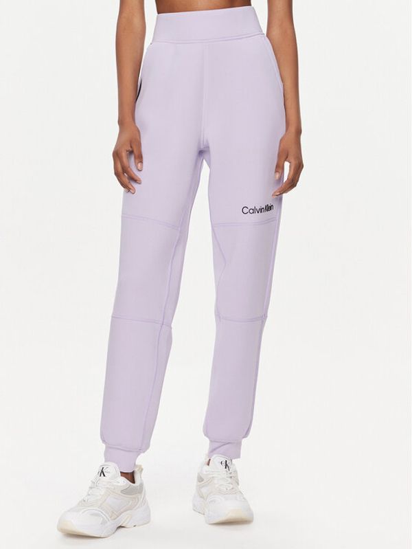 Calvin Klein Performance Calvin Klein Performance Donji dio trenerke 00GWF3P636 Ljubičasta Relaxed Fit