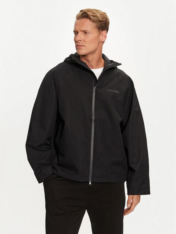 Calvin Klein Performance Calvin Klein Performance Vodootporna jakna 00GMF4O520 Crna Regular Fit