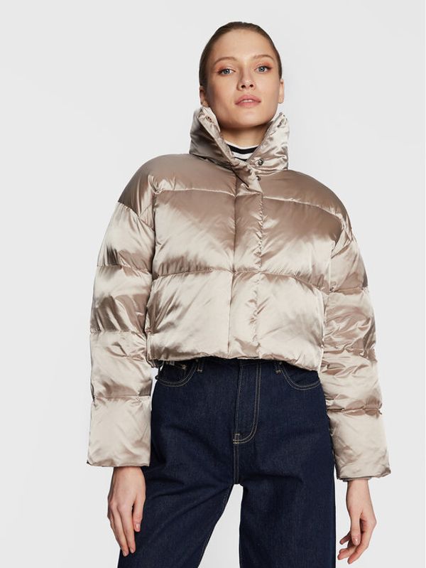 Calvin Klein Calvin Klein Pernata jakna Shine K20K205007 Bež Regular Fit