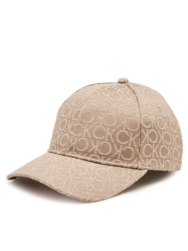Calvin Klein Calvin Klein Šilterica Monogram Jacquard K60K612032 Bež