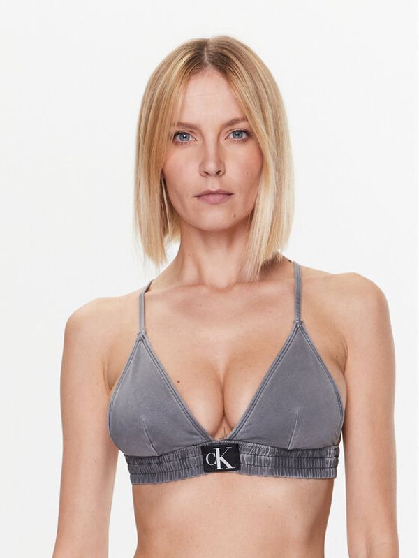 Calvin Klein Swimwear Calvin Klein Swimwear Gornji dio kupaćeg kostima Fixed KW0KW01974 Crna