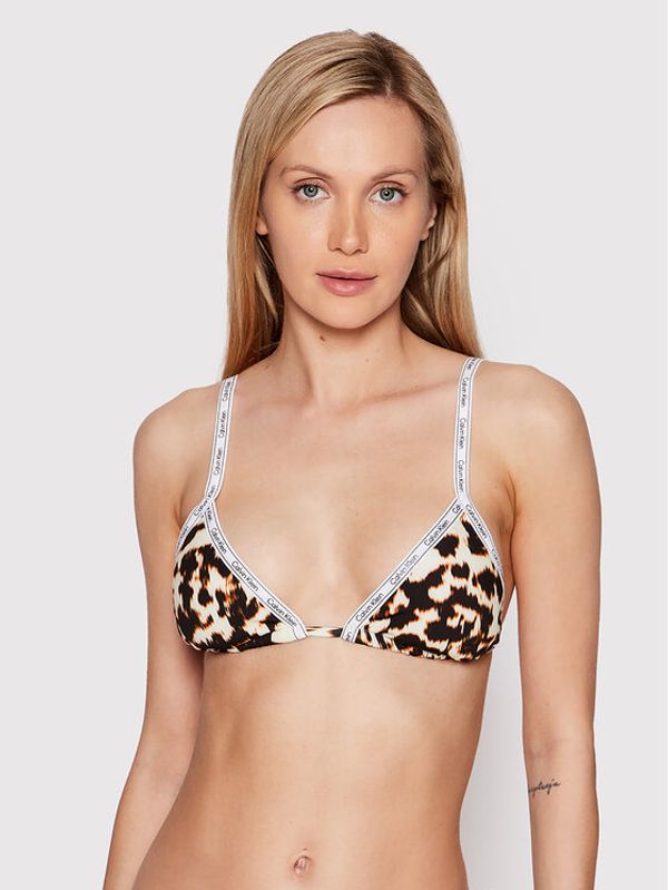 Calvin Klein Swimwear Calvin Klein Swimwear Gornji dio kupaćeg kostima KW0KW01791 Smeđa