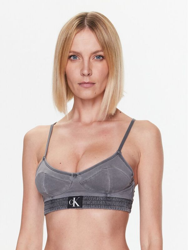 Calvin Klein Swimwear Calvin Klein Swimwear Gornji dio kupaćeg kostima KW0KW01976 Siva