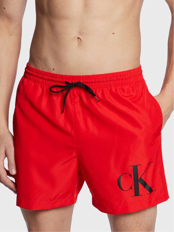 Calvin Klein Swimwear Calvin Klein Swimwear Kupaće gaće i hlače KM0KM00849 Crvena Regular Fit