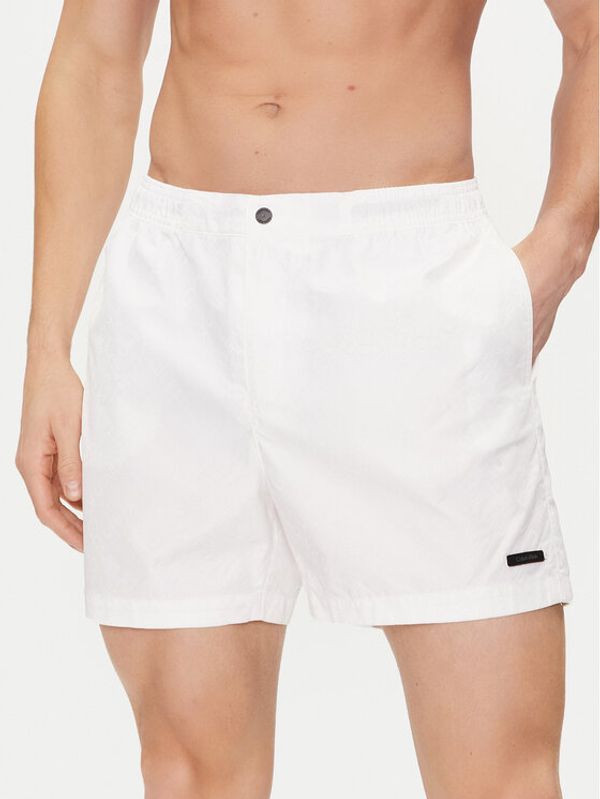 Calvin Klein Swimwear Calvin Klein Swimwear Kupaće gaće i hlače KM0KM00943 Bijela Regular Fit