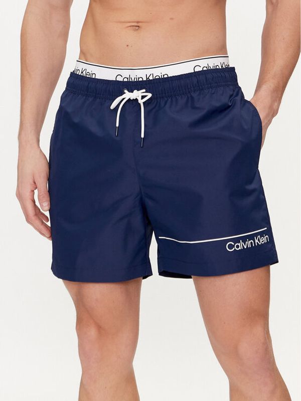 Calvin Klein Swimwear Calvin Klein Swimwear Kupaće gaće i hlače KM0KM00957 Tamnoplava Regular Fit