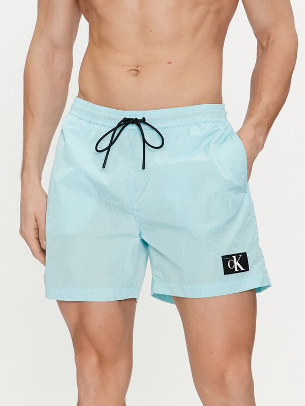 Calvin Klein Swimwear Calvin Klein Swimwear Kupaće gaće i hlače KM0KM00980 Plava Regular Fit