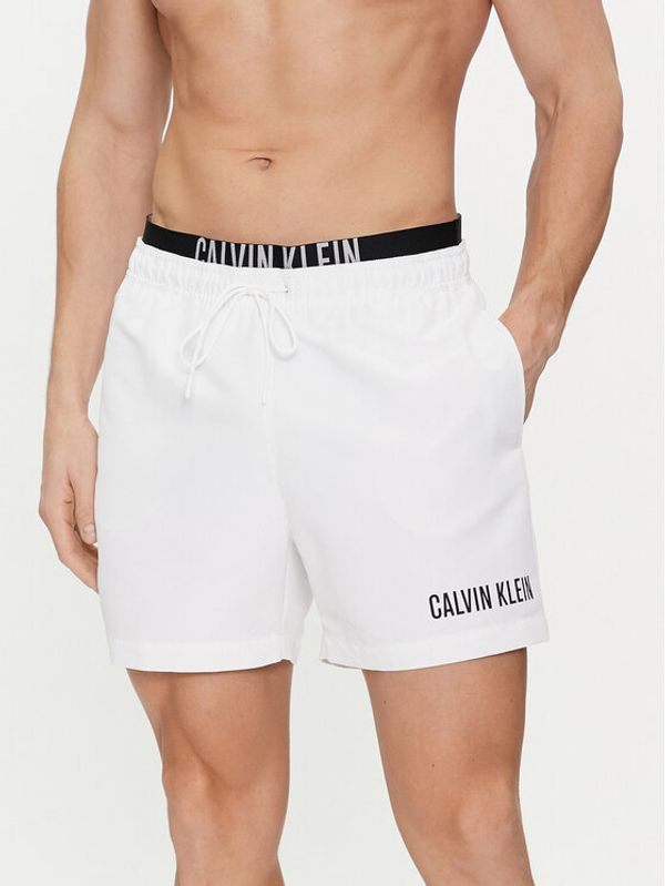 Calvin Klein Swimwear Calvin Klein Swimwear Kupaće gaće i hlače KM0KM00992 Bijela Regular Fit