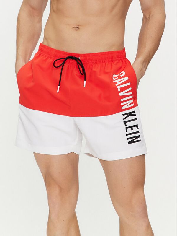 Calvin Klein Swimwear Calvin Klein Swimwear Kupaće gaće i hlače KM0KM00994 Crvena Regular Fit