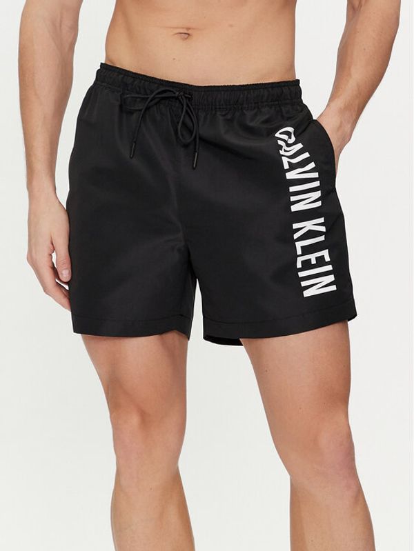 Calvin Klein Swimwear Calvin Klein Swimwear Kupaće gaće i hlače KM0KM01004 Crna Regular Fit