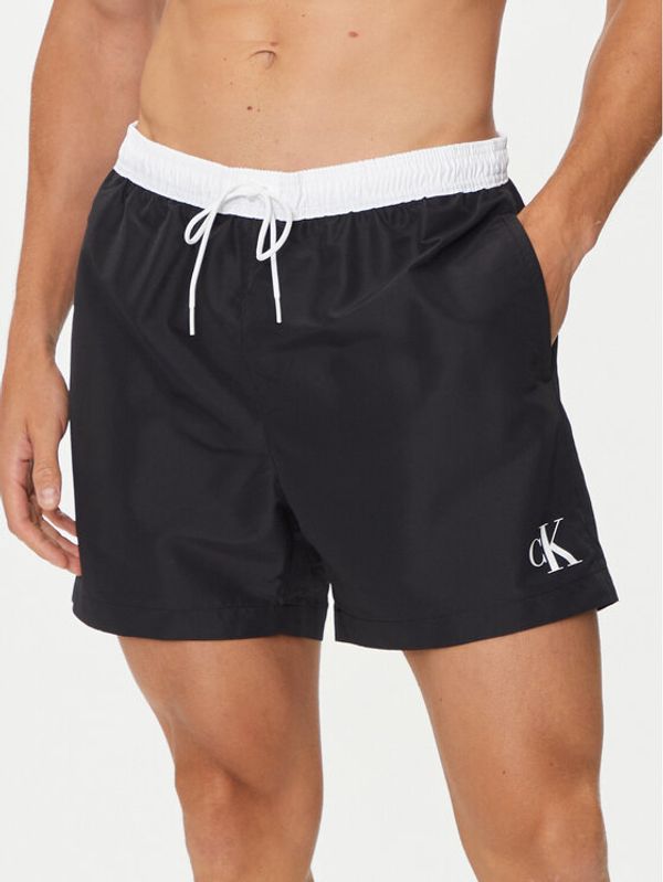 Calvin Klein Swimwear Calvin Klein Swimwear Kupaće gaće i hlače KM0KM01051 Crna Regular Fit