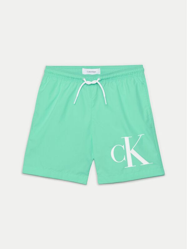 Calvin Klein Swimwear Calvin Klein Swimwear Kupaće gaće i hlače KV0KV00049 Zelena Regular Fit