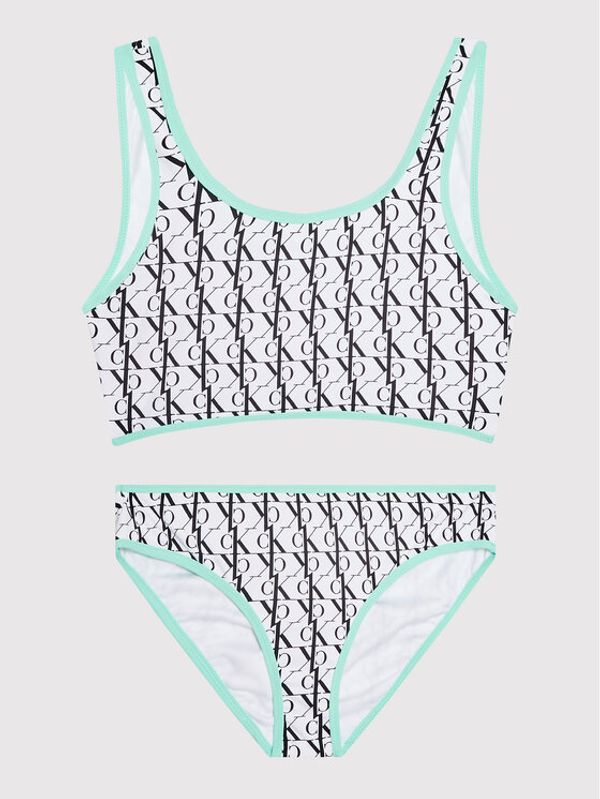 Calvin Klein Swimwear Calvin Klein Swimwear Kupaći kostim KY0KY00015 Bijela