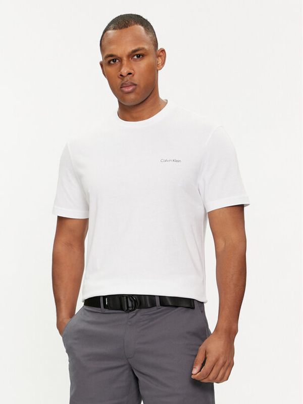 Calvin Klein Calvin Klein T-shirt Angled Back Logo K10K112495 Bijela Regular Fit