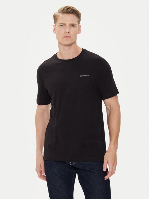 Calvin Klein Calvin Klein T-shirt Enlarged Back Logo K10K113106 Crna Regular Fit