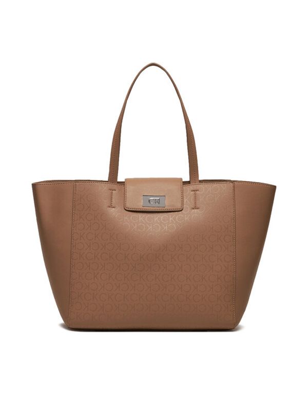 Calvin Klein Calvin Klein Torbica Ck Push Medium Shopper K60K612147 Smeđa