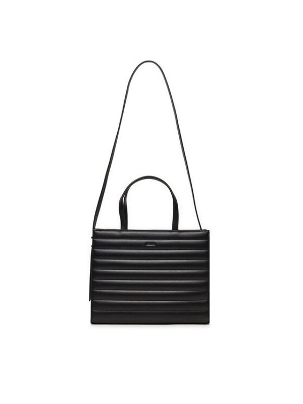 Calvin Klein Calvin Klein Torbica Line Quilt Medium Tote K60K612120 Crna