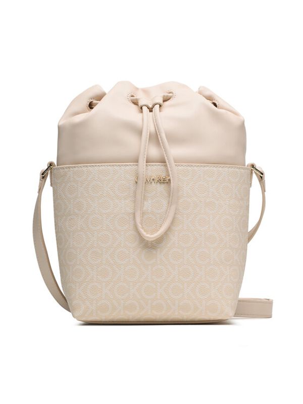 Calvin Klein Calvin Klein Torbica Must Bucket Bag Sm Mono K60K609390 Bež