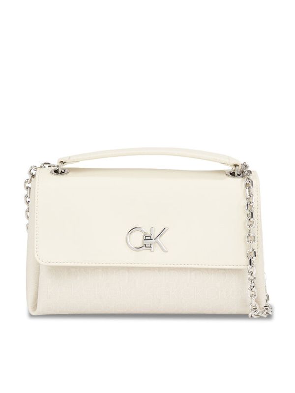 Calvin Klein Calvin Klein Torbica Re-Lock Conv Shoulder Bag_Jcq K60K611755 Écru