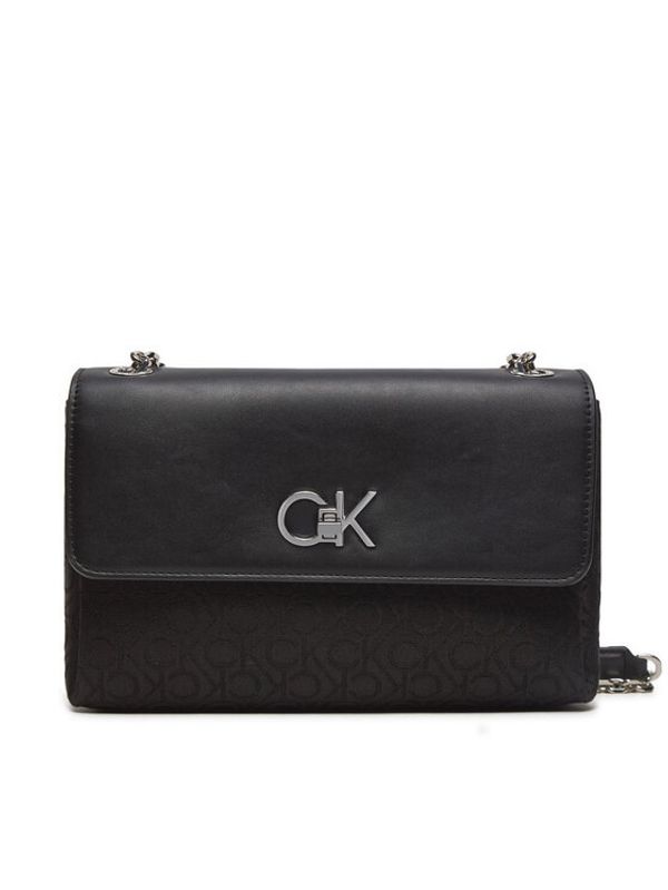 Calvin Klein Calvin Klein Torbica Re-Lock Conv Shoulder Bag_Jqc K60K612641 Crna