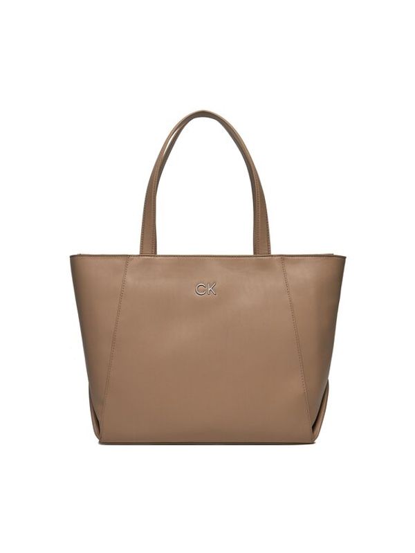 Calvin Klein Calvin Klein Torbica Re-Lock Seasonal Shopper Lg K60K611334 Bež