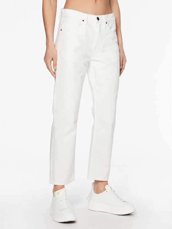 Calvin Klein Calvin Klein Traperice K20K205167 Bijela Mom Fit