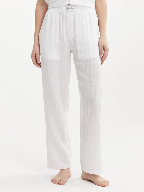 Calvin Klein Underwear Calvin Klein Underwear Hlače 000QS7140E Bijela Relaxed Fit