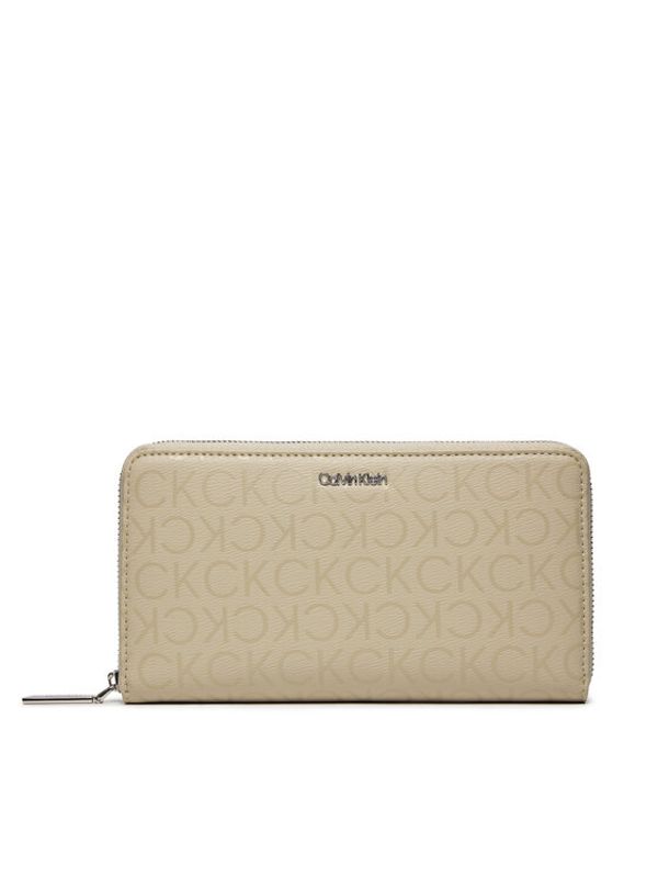 Calvin Klein Calvin Klein Veliki ženski novčanik Ck Must Xl Z/A Wallet_Epi Mono K60K611773 Siva