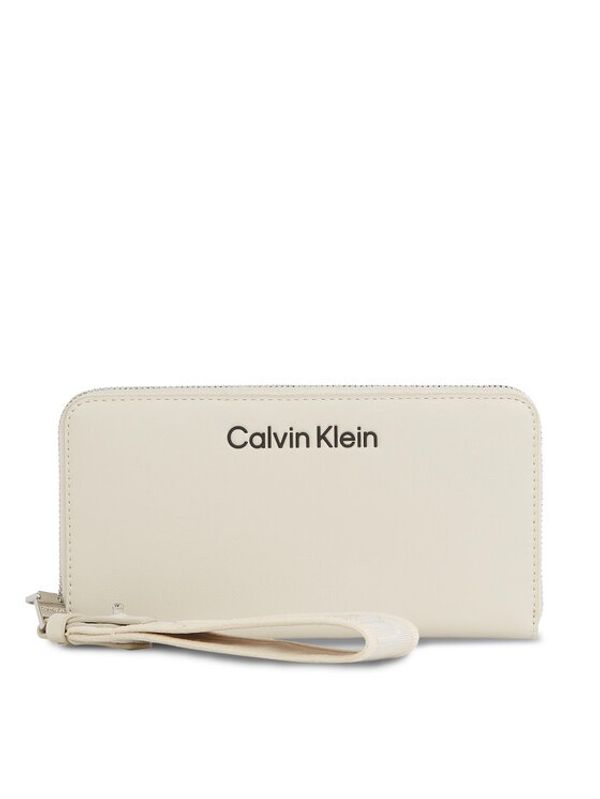 Calvin Klein Calvin Klein Veliki ženski novčanik Gracie K60K611687 Bež