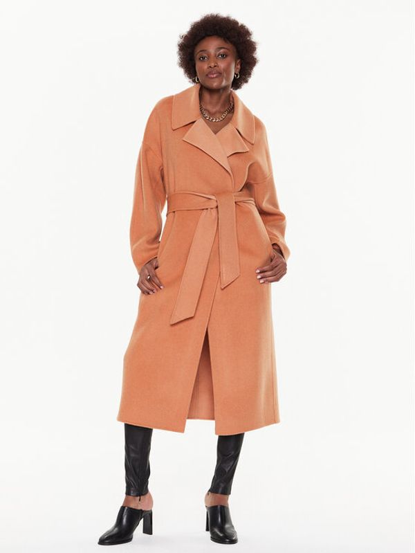 Calvin Klein Calvin Klein Vuneni kaput K20K205006 Narančasta Oversize