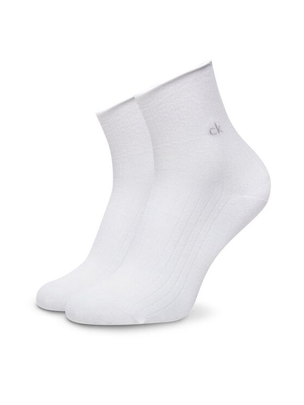 Calvin Klein Calvin Klein Ženske visoke čarape 701229681 Bijela